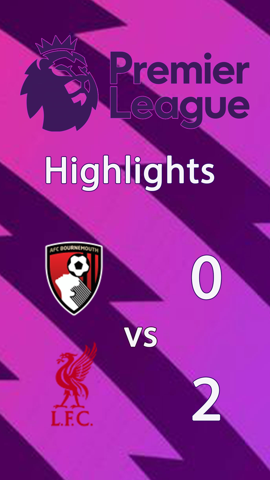 AFC Bournemouth 0 - 2 Liverpool : Highlight Premier League 24/25 - บอร์นมัธ พบ ลิเวอร์พูล : ไฮไลท์ พรีเมียร์ลีก 2024/25